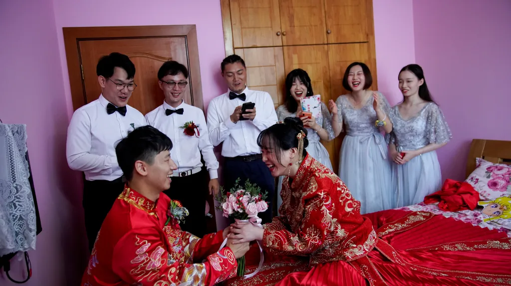 Svatba v Šanghaji - ilustrační snímek