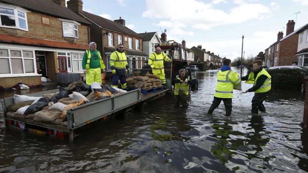 Povodně v Británii