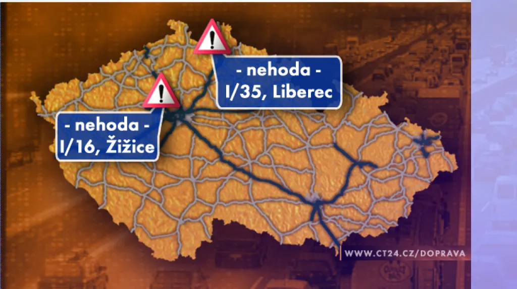 Dopravní situace ve středu 20. 8. 2008