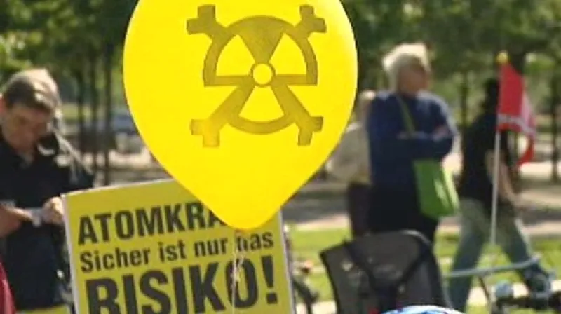 Demonstrace před německým kancléřstvím