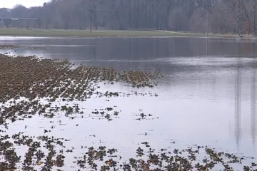 Pole se proměnila v jezera. Zemědělci čekají na lepší počasí