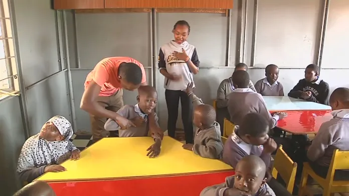 Speciální škola v Nairobi dokáže postiženým dětem zajistit vzdělání