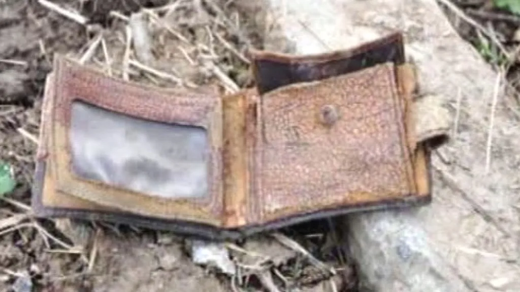 Peněženka jedné z obětí tragédie u Smolenska
