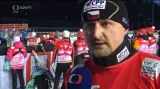 Reakce trenéra lyžařů Krejčího na výkony v sobotních sprintech na Zlaté lyži
