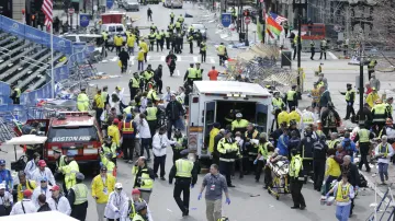 Výbuch na maratonu v Bostonu