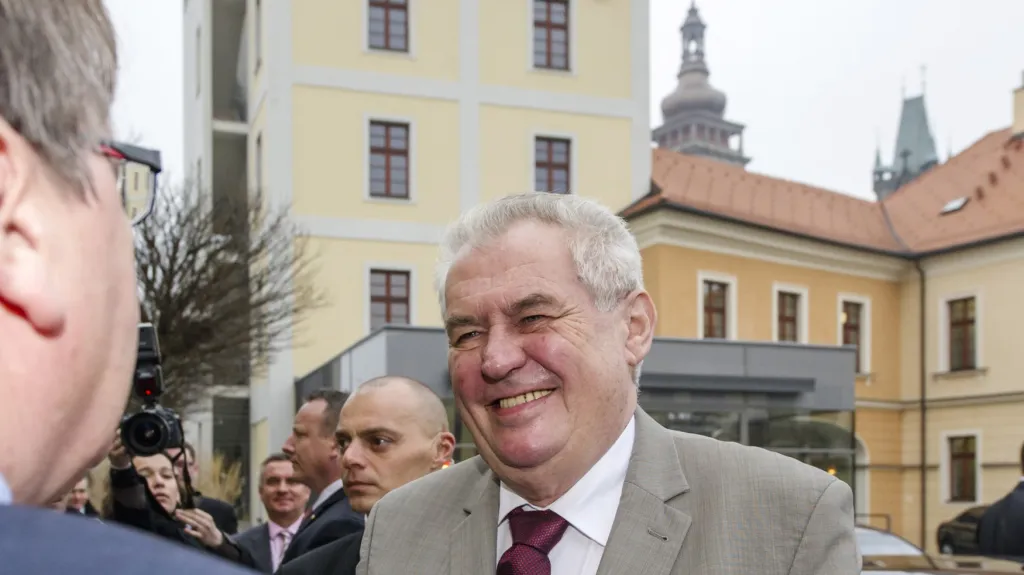 Prezident Zeman v Hradci Králové