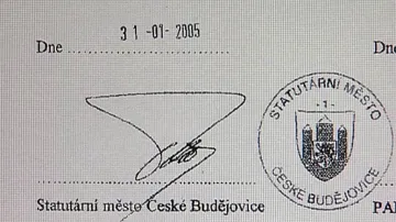 Smlouva města České Budějovice