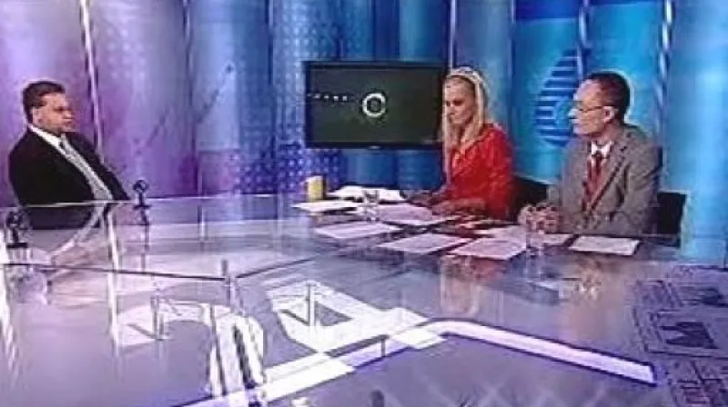 Tomáš Etzler, Miloslav Druckmüller, Hana Druckmüllerová a Jakub Rozehnal ve Studiu 6