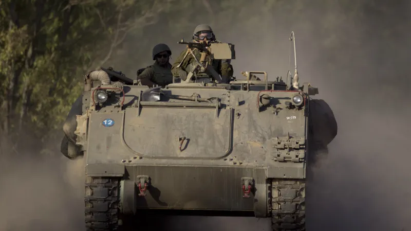 Izraelská armáda poblíž hranice s Pásmem Gazy