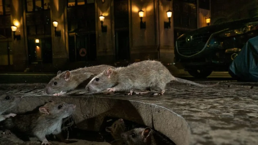 Potkani v ulicích newyorského Manhattanu. Vítěz kategorie Zvířata ve městech