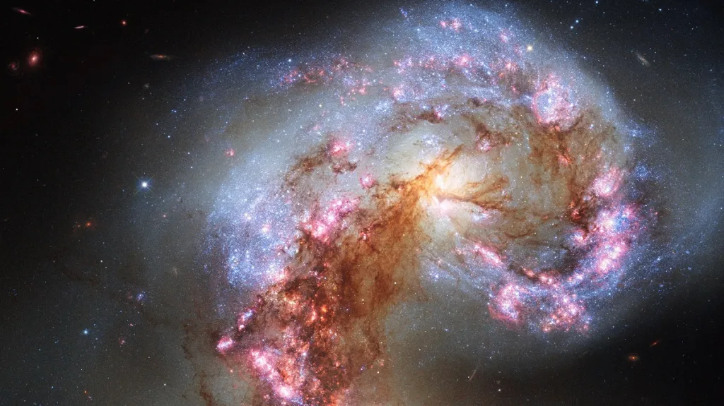 Galaxie objektivem Hubbleova vesmírného teleskopu
