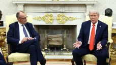 Německý kancléř Friedrich Merz s americkým prezidentem Donaldem Trumpem