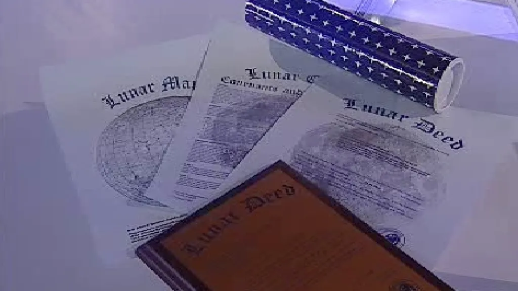 Doklady o vlastnictví pozemků na Měsíci