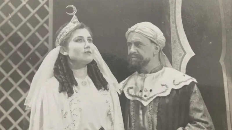 Věra Moravcová jako ochotnice