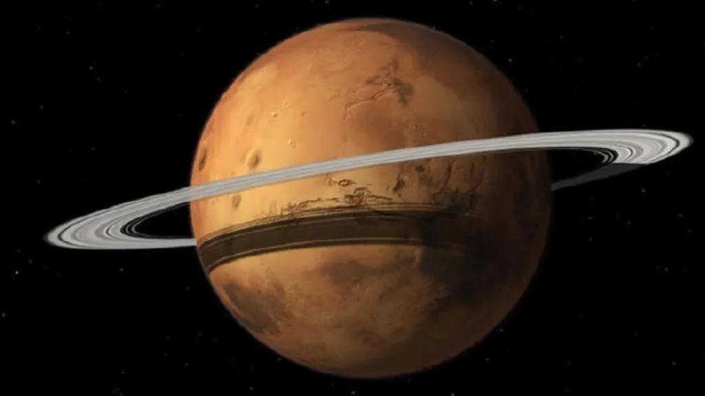 Jak by vypadal Mars s prstenci?