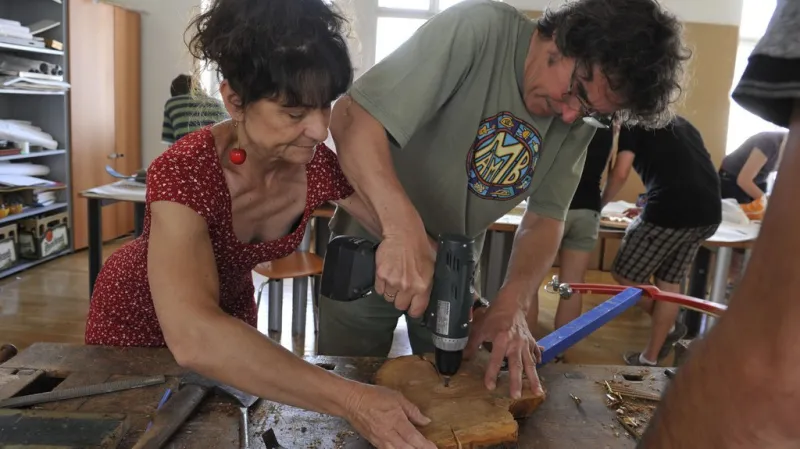 František Skála s manželkou vedli kytarový workshop