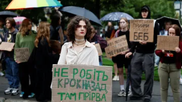 Protesty na Ukrajině