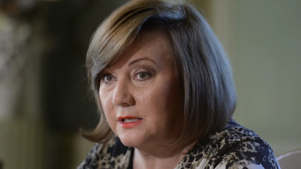 Ministryně financí Alena Schillerová (za ANO)