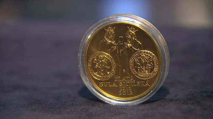 Pamětní mince k 800. výročí vydání Zlaté buly sicilské
