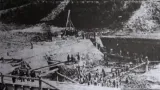 Historické snímky budování jevišovické přehrady