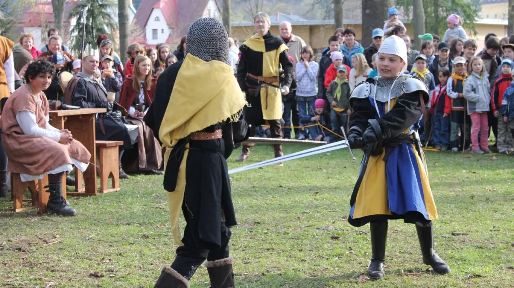 Z šermířského vystoupení - Legenda Aurea