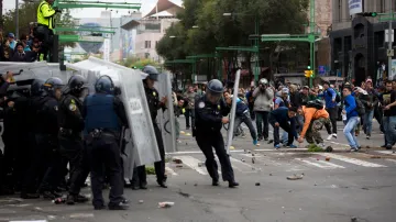 Mexická policie rozehnala demonstraci učitelů