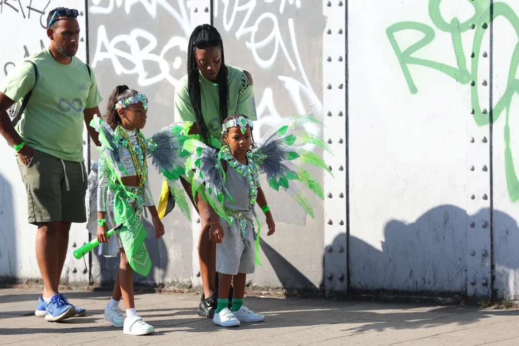 Karneval v londýnské čtvrti Notting Hill
