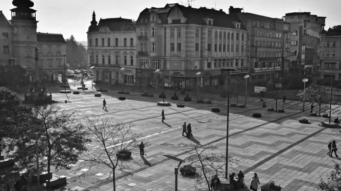Masarykovo náměstí s pěší zónou dnes