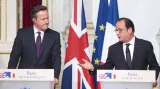 David Cameron a Francois Hollande