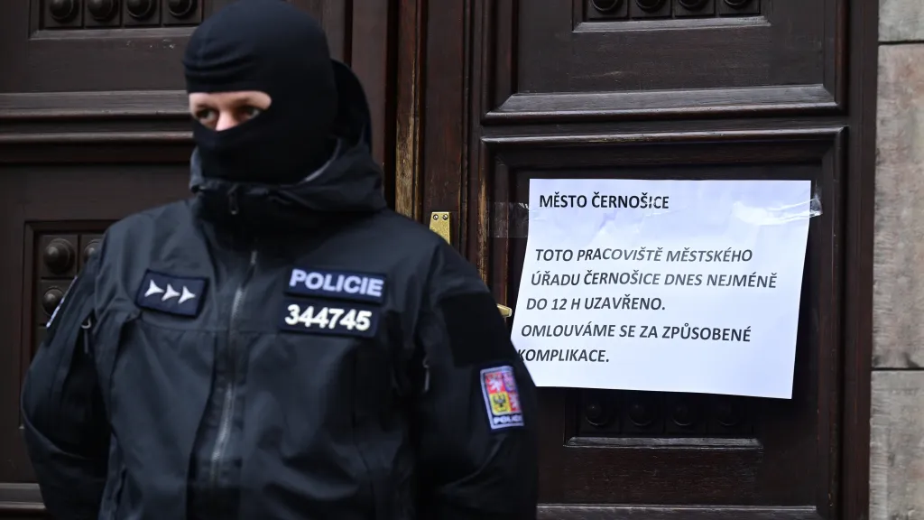 Zásah na Městském úřadu Černošice, 28. ledna 2026