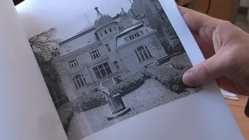 Původní podoba vily na dobové fotografii