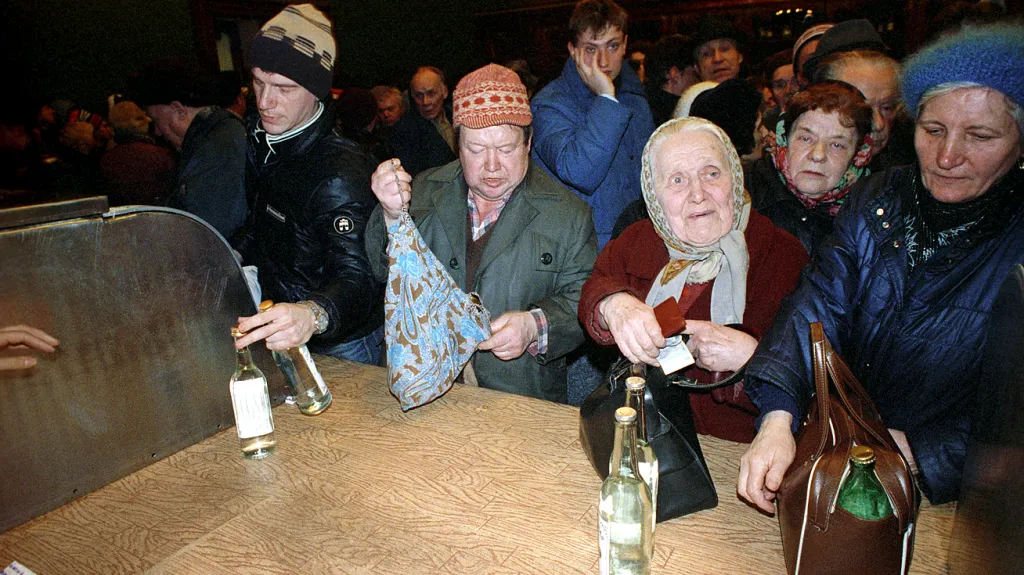 Fronta na lihoviny v Sovětském svazu