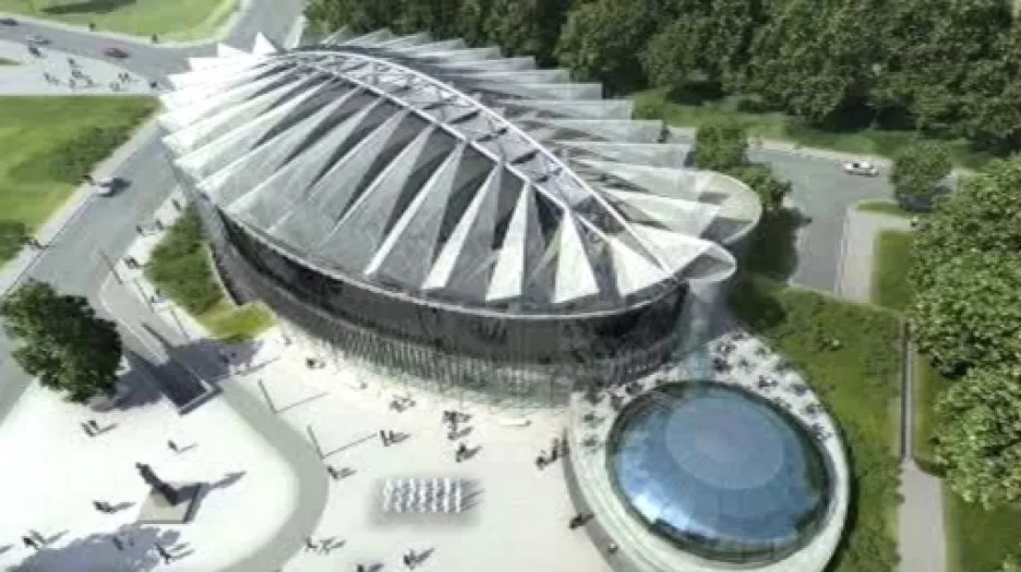 Projekt nového kongresového centra ve Zlíně