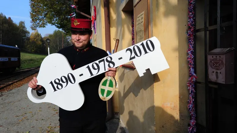 Symbolické odemčení zubrnického nádraží