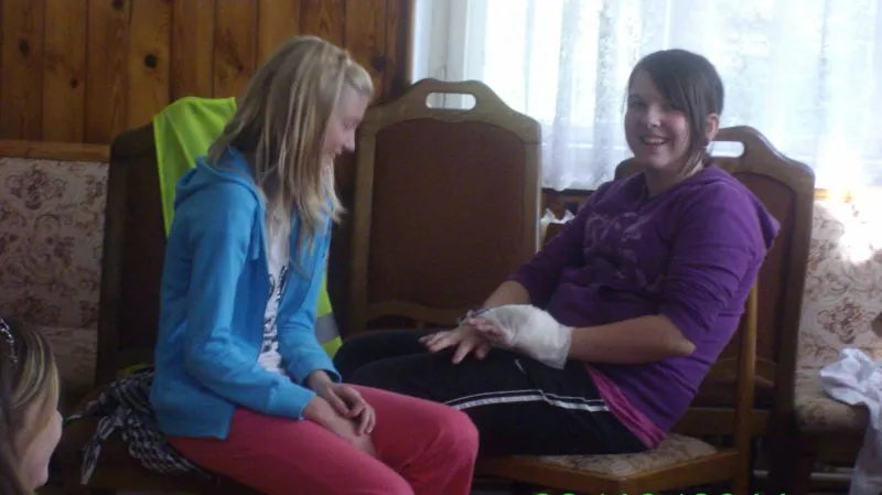 Ze soustředění mladých zdravotníků