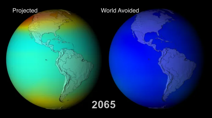 Ozonová díra v roce 2065: čemu se podařilo zabránit podle projekce NASA