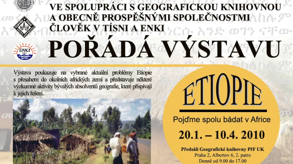 ETIOPIE – Pojďme spolu bádat v Africe