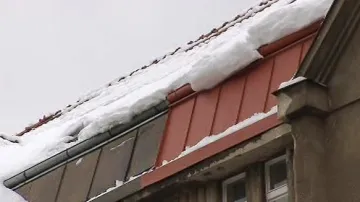 Sníh na střechách