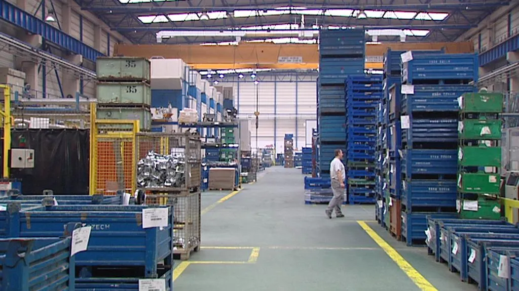 Provoz lisovny v Úvalech