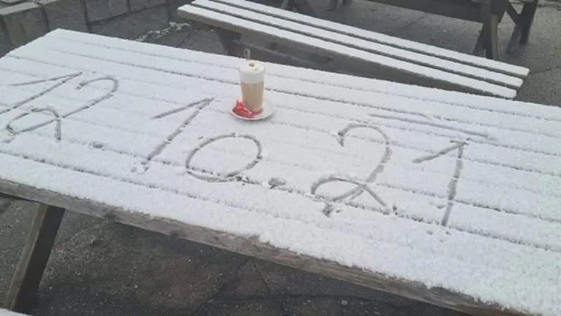 První vločky z 12. října