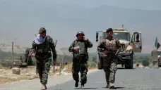 Afghánské síly bojují s Talibanem