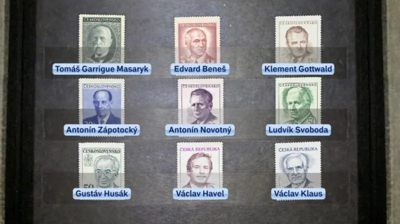Známky s podobiznami prezidentů