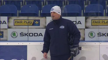 Vladimír Kýhos dnes poprvé vedl trénink