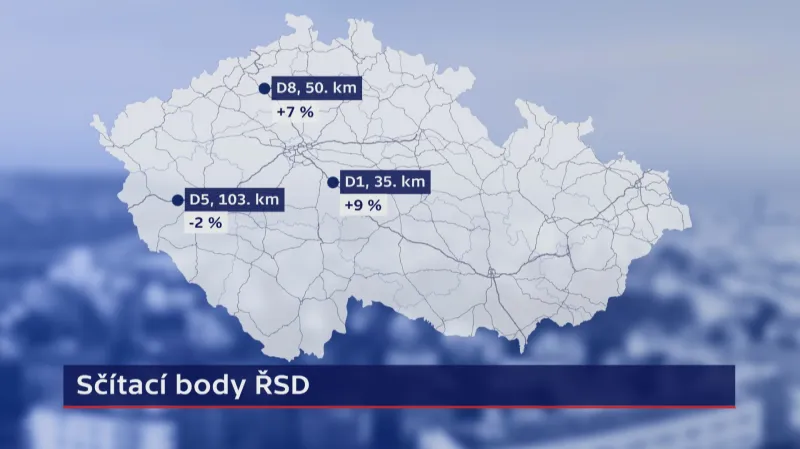 Sčítací body Ředitelství silnic a dálnic