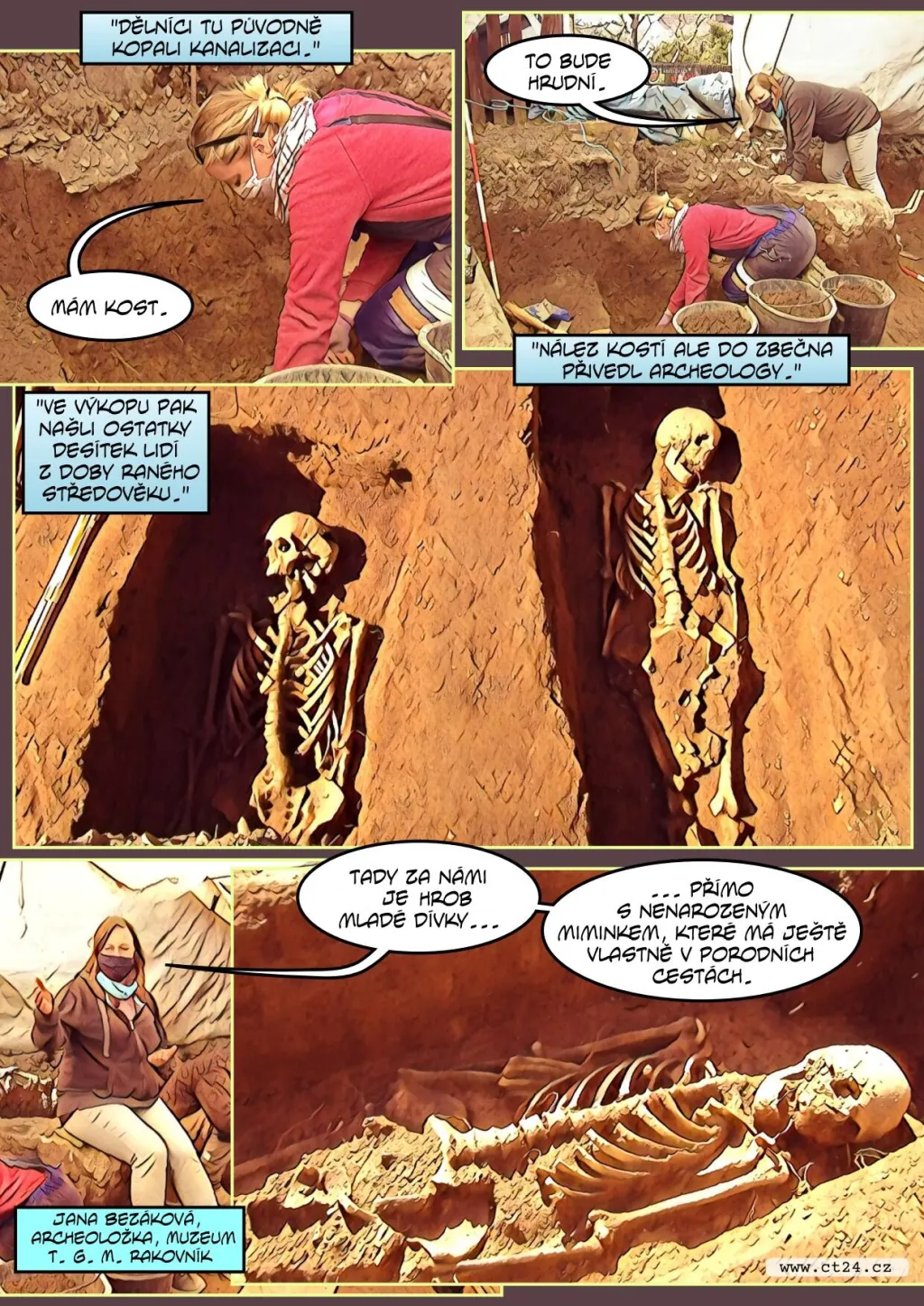 Středověké pohřebiště nedaleko Křivoklátu