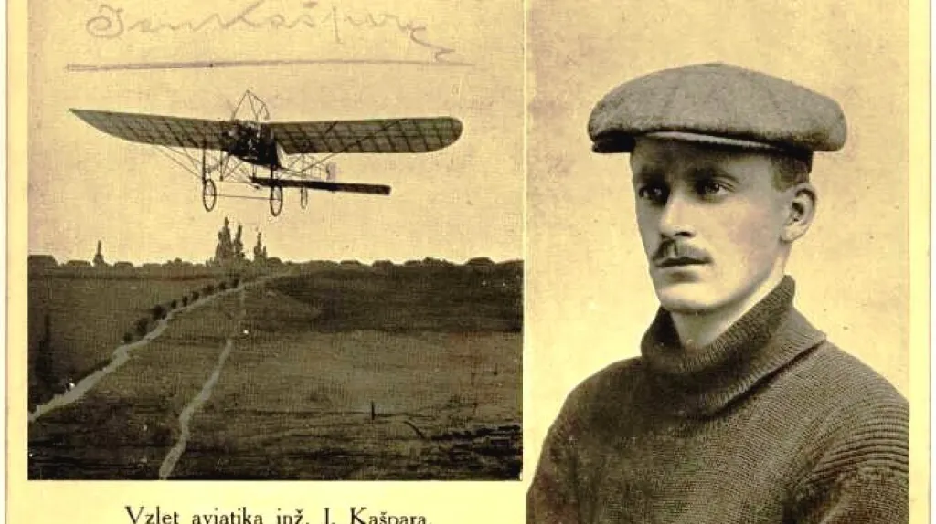 Let Jana Kašpara z Pardubic do Prahy