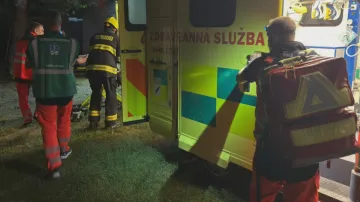 Zásah záchranářů na dětském táboře na na Jindřichohradecku