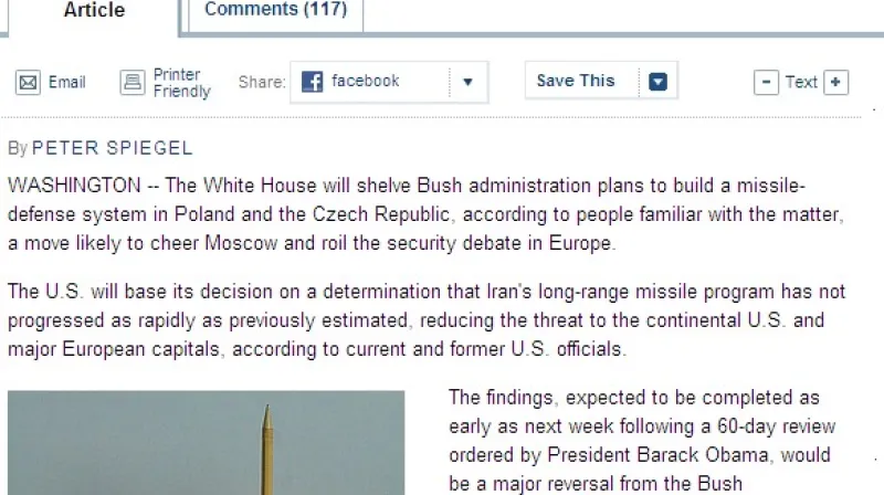 Článek Wall Street Journal