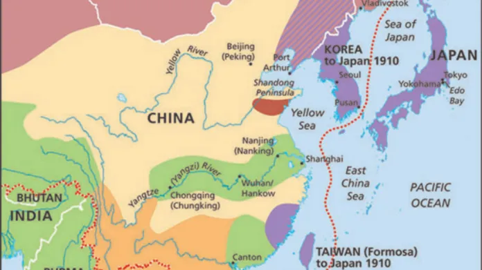 Zóny vlivu evropských mocností v Číně na přelomu 19. a 20. století