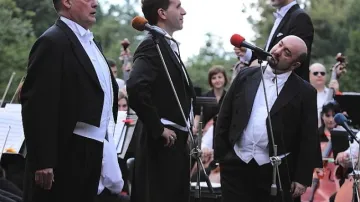 Koncert tří tenorů na Janáčkových Hukvaldech